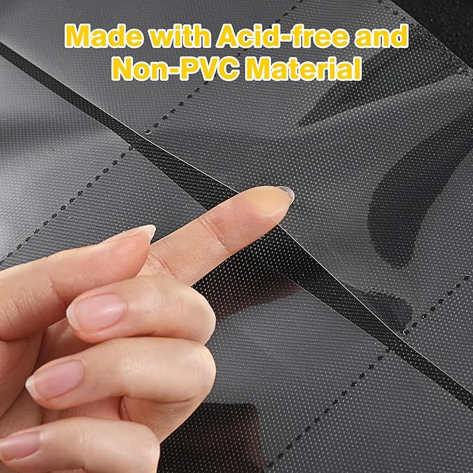 Toploader Binder, Holds 160 Toploaders, 100 Toploaders INCLUDED, 4-Pocket PU - Image 5