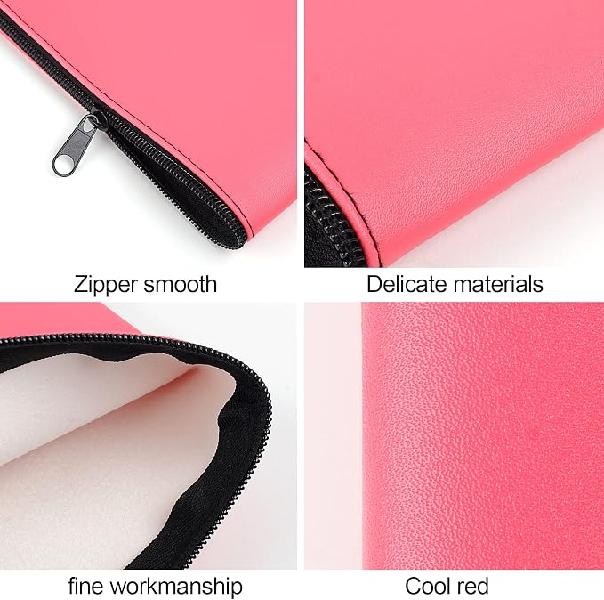 2 Pieces Money Bags with Zipper, 11x6.1 inch Money Pouch, Bank Bag, Cash Bag - Image 4