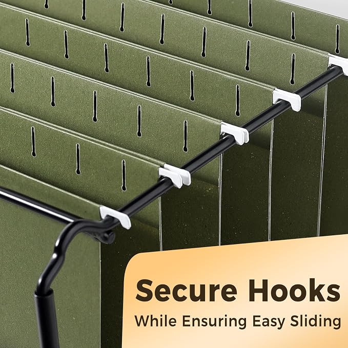 SUNEE Hanging File Folders Legal Size, 25 Pack Reinforced Hang Folders - Image 5