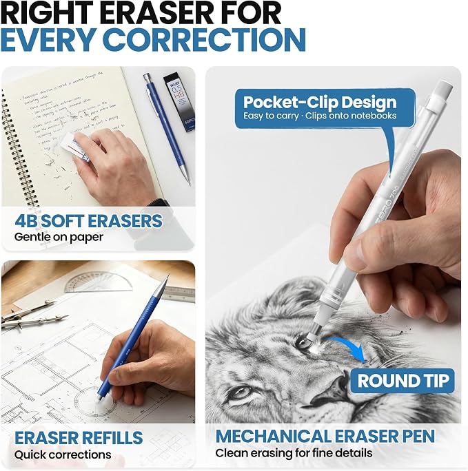 WUO 8PCS Mechanical Pencil Set - Image 2