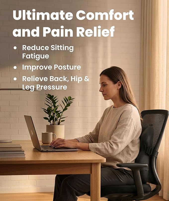 Elevate Series by Everlasting Comfort Lumbar Support Pillow - Image 2