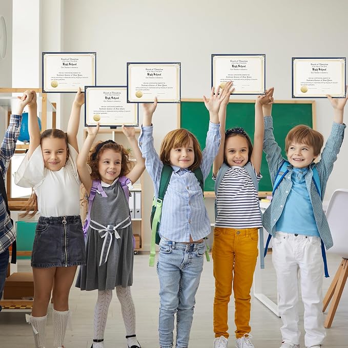Kosiz 150 pcs Certificate Kit Includes 50 Gold Foil Certificates 50 Single - Image 7