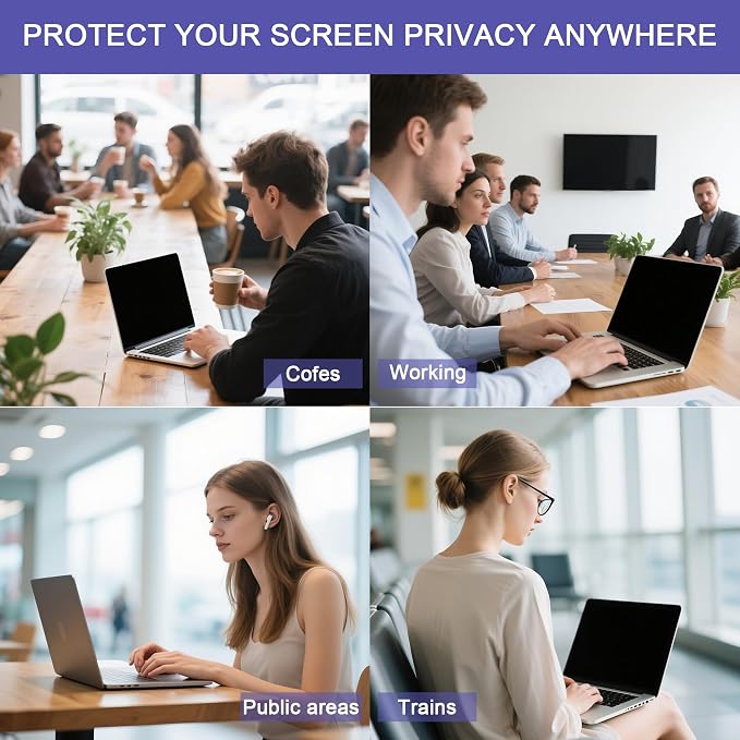 360° Privacy Screen Protector for MacBook Pro 16 Inch, Privacy Screen Filter - Image 7