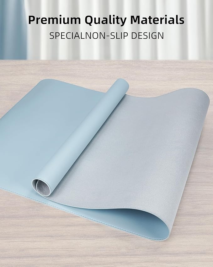PU Leather Desk Mat Protector - Image 2