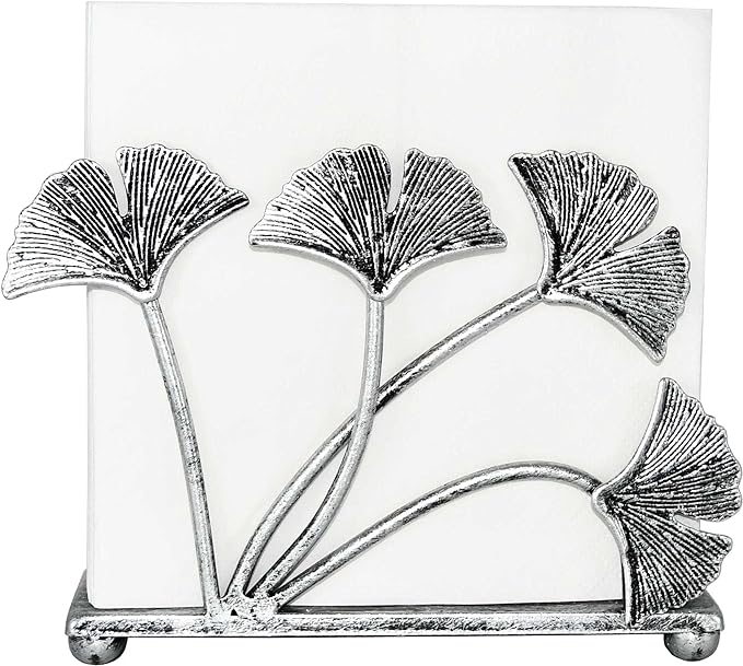 OwlGift Modern Ginkgo Leaves Design Napkin Holder by Owlgift