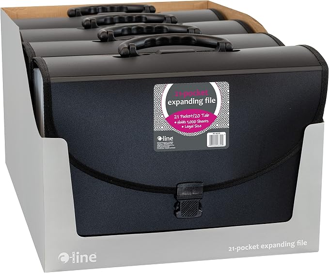 C-Line 21-Pocket Poly Expanding File - Image 4