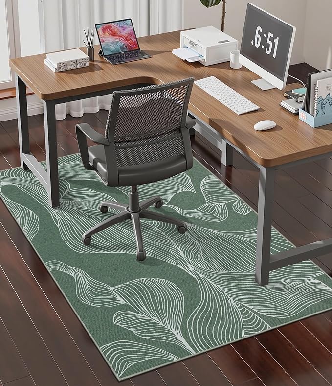 chakme Office Chair Mat for Hardwood Floor, Machine Wash by CHAKME