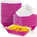 Yinkin 100 Pcs 2lb Paper Food Trays Boat 2lb Disposable Nacho Trays Kraft Paper by Yinkin