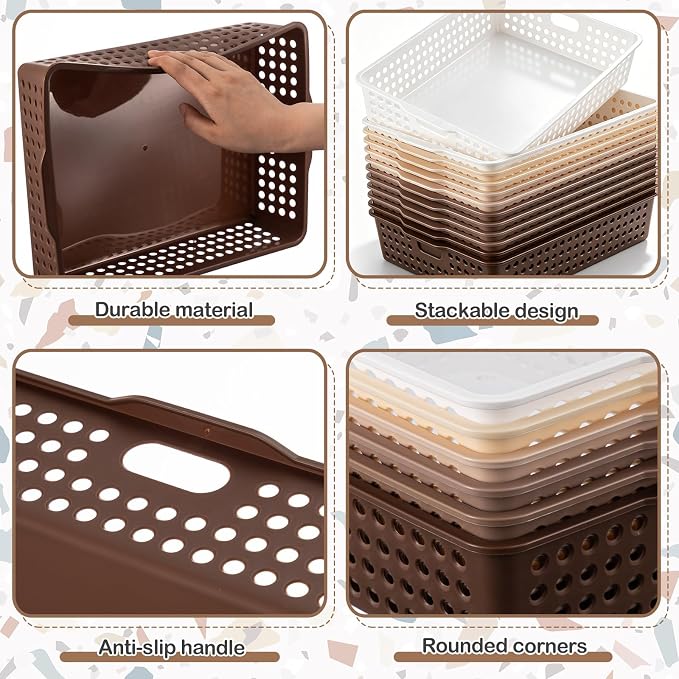 Geetery 6 Pack Classroom Storage Baskets - Image 3