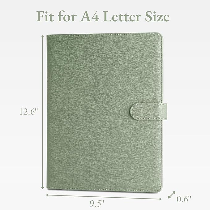 Mymazn Padfolio, Portfolio Folder, Legal Pad Holder, Resume Folder | Faux - Image 2