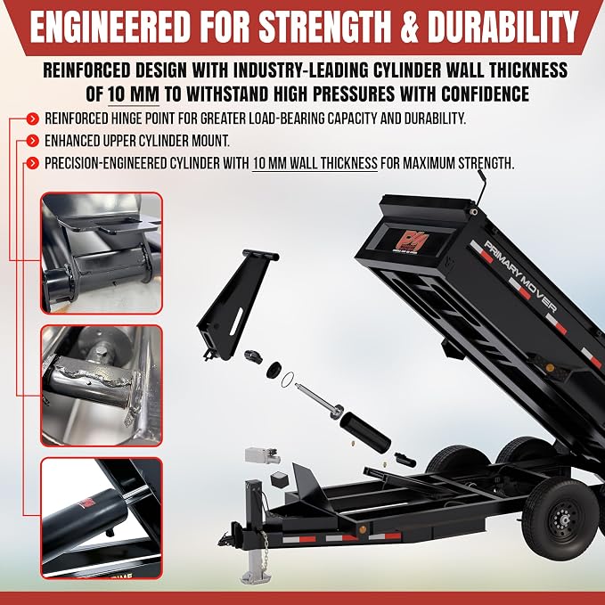 3 Ton Trailer Hydraulic Scissor Kit | Hoist Only | Truck Hydraulic Dump Hoist - Image 5