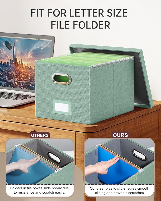 Oterri File Organizer, File Box, File Cabinet - Image 4