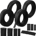 Tatuo 151 ft Expandable Braided Cable Sleeve Multi Size Braided Wire Sleeve by Tatuo