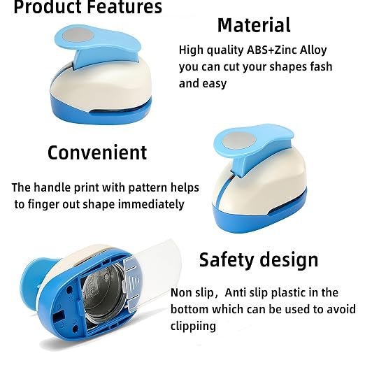 1.5 Inch Circle Punch, 38mm Circular Cutter Tool, Paper Craft Lever Punches - Image 6