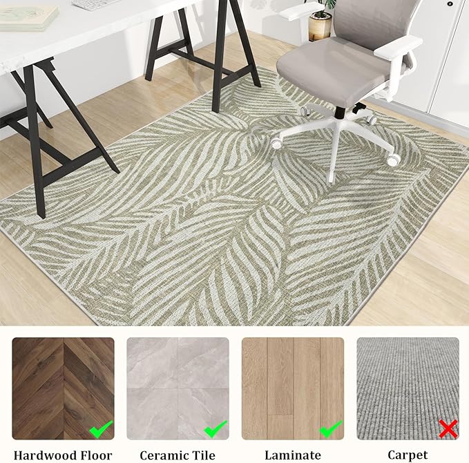 Office Chair Mat for Hardwood Floor, Machine Wash - Image 3