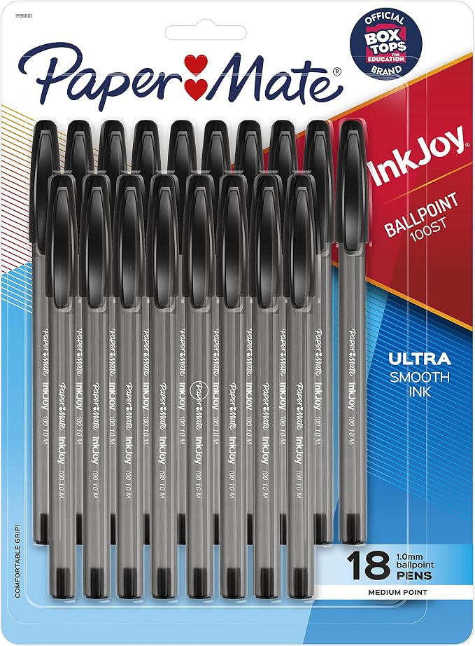 Paper Mate InkJoy 100ST Ballpoint Pens, Medium Point by PaperMate