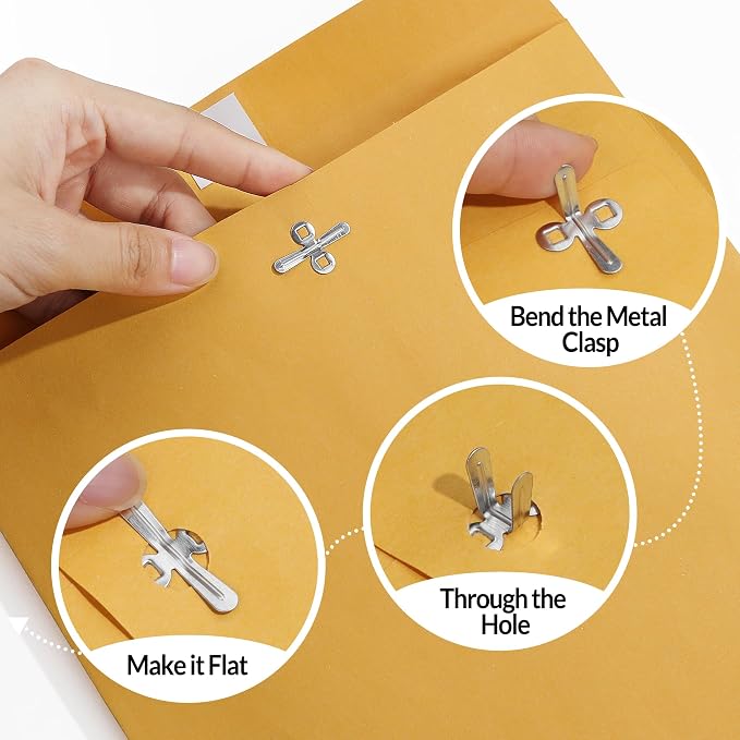 SUNEE Envelops, 28-lb Paper Mailing Envelopes, Storing or Mailing Documents - Image 4