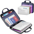 Binder Folders Organizer with 20 Pack Heavyweight Plastic Pockets, Fireproof by ZOOPIP