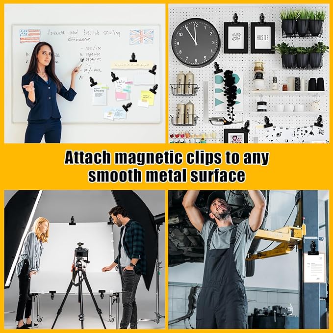 2 Pcs Heavy Duty Magnetic Clips - Image 4