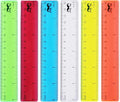 Mr. Pen- Plastic Rulers, 6 Inch, 6 Pack, Durable Small Transplant Rulers by MrPen