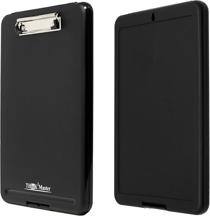 Think2Master Black Plastic Storage Clipboard. | 25% Heavier & Sturdier| Heavy - Image 5