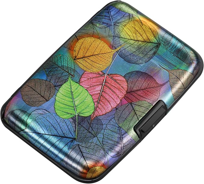 ELFISH Mini RFID Aluminum Wallet Credit Cards Holder Business Card Case Metal by ELFISH