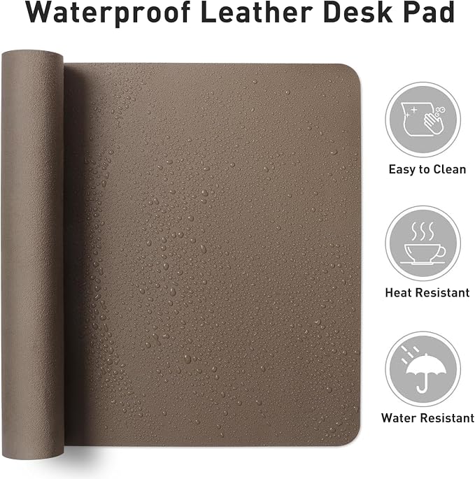 Aothia Faux Leather Desk Mat - Image 7