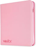 Vault X 12 Pocket Zip Binder, 480 Cards, Exo-Tec Material, 20 Side-Loading Pages by VaultX