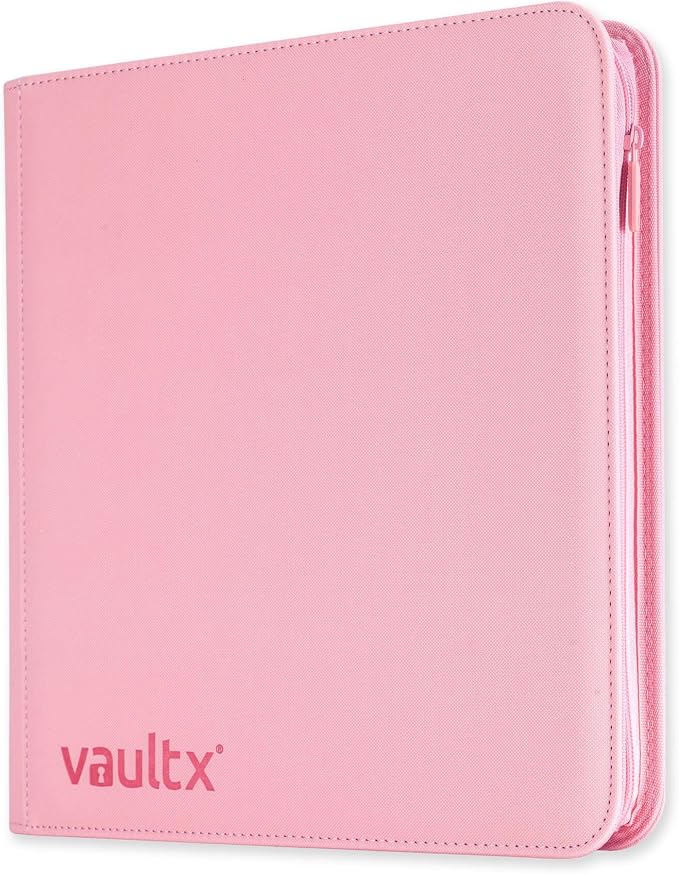 Vault X 12 Pocket Zip Binder, 480 Cards, Exo-Tec Material, 20 Side-Loading Pages by VaultX