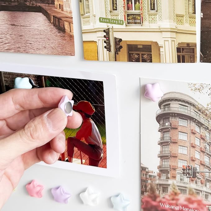 Star Magnetic Push Pins, 15 Thumb Tacks - Image 7