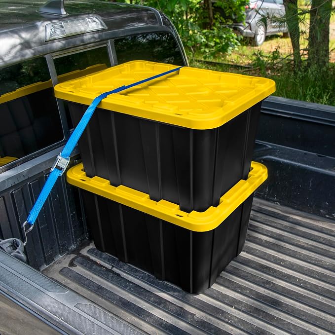 Sterilite 12-Pack Industrial Tote, Plastic Storage Container Bins - Image 5