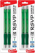 Pentel RSVP Super RT Ballpoint Pen, Medium Line by PentelofAmerica