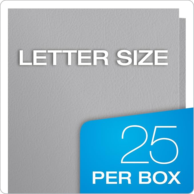 Oxford Twin-Pocket Folders, Textured Paper, Letter Size, Holds 100 Sheets - Image 9