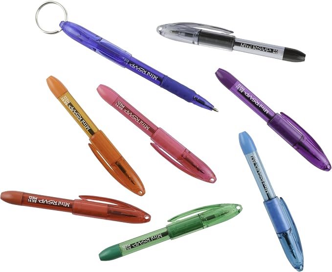 Pentel RSVP Mini Ballpoint Pen, Medium Line, Violet Ink, 12 pack - Image 8