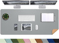 AFIING Leather Desk Pad Protector, Mouse Pad, Waterproof Desk Writing Pad by AFIING