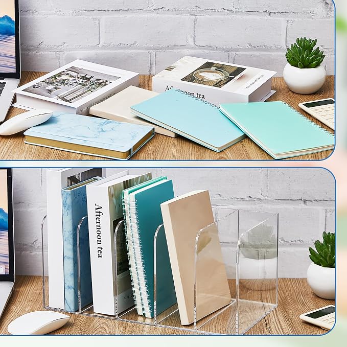 Suzile Clear Acrylic Magazine File Holder - Image 5