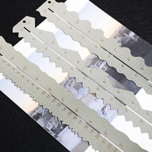 Stainless Steel Metal Paper Tearing Ruler - Image 7
