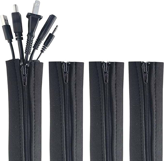 Zipper Cable Sleeve by Wrap-It Storage by Wrap-ItStorage