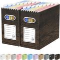 Oterri File Organizer Box, Portable Collapsible Cardboard File Folder Organizer by Oterri