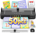13 Inch Laminator Machine with Sheets 50pcs, Paper Trimmer Corner Rounder Scale by KEJECTOR