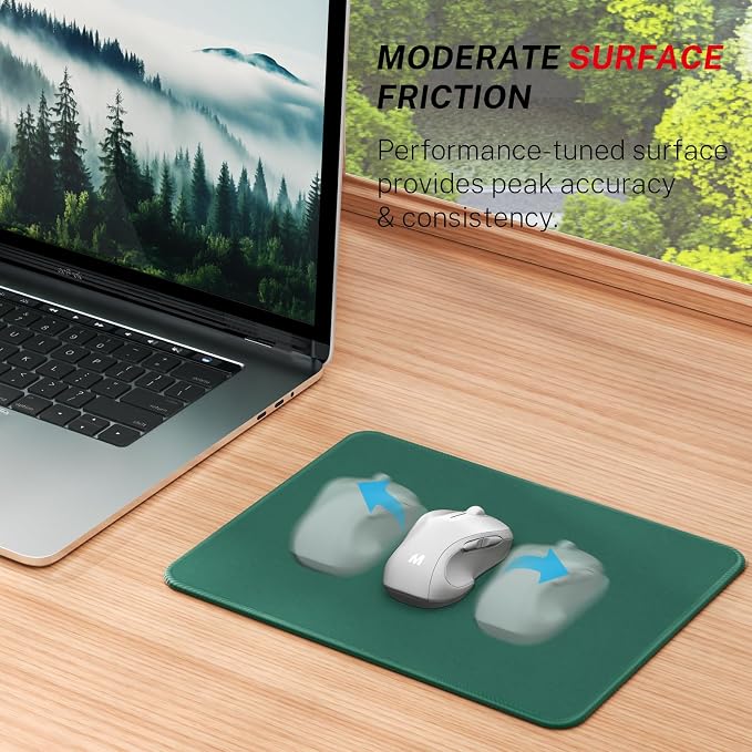 MROCO Essential Office & Gaming Mouse Pad, 8.5 x 11 Inch, Forest Green | - Image 2