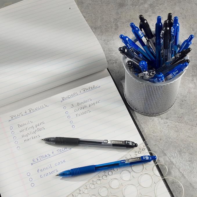 Zebra Pen Z-Grip Retractable Ballpoint Pen, Fine Point - Image 5