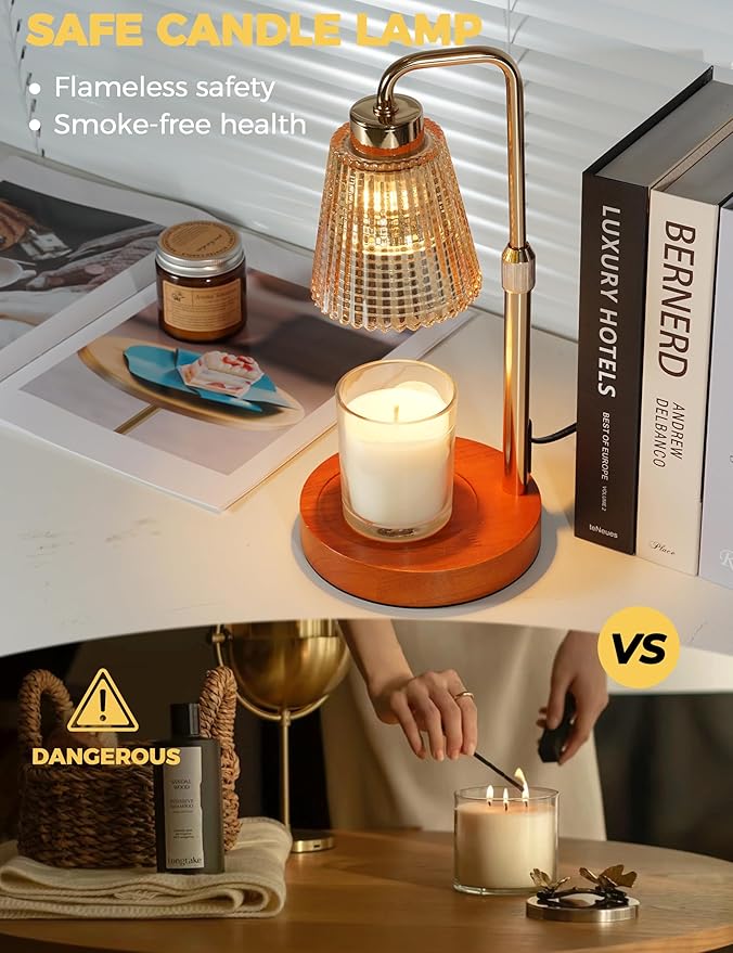 GODONLIF Gold Candle Warmer Lamp - Image 2
