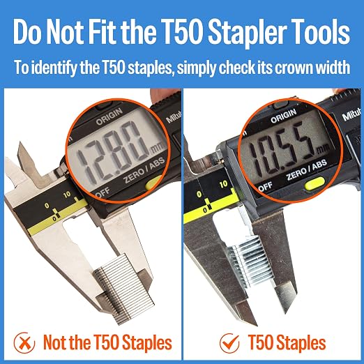 meite 21 Gauge Upholstery Staples, 1/2-Inch Crown - Image 3