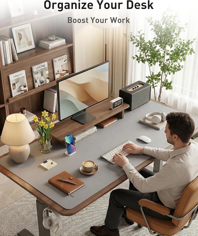Aothia Faux Leather Desk Mat - Image 8