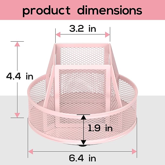 YINGHUA Metal Mesh Desk Organizer - Image 2