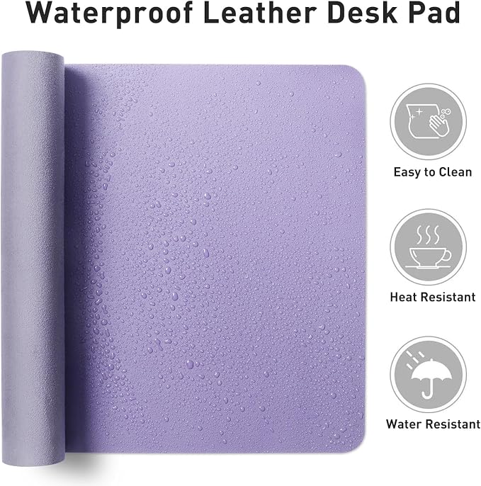 Aothia Faux Leather Desk Mat - Image 7