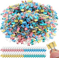 Jetec 200 Pcs Binder Clips Medium Paper Clamps Metal Paper Clips by Jetec