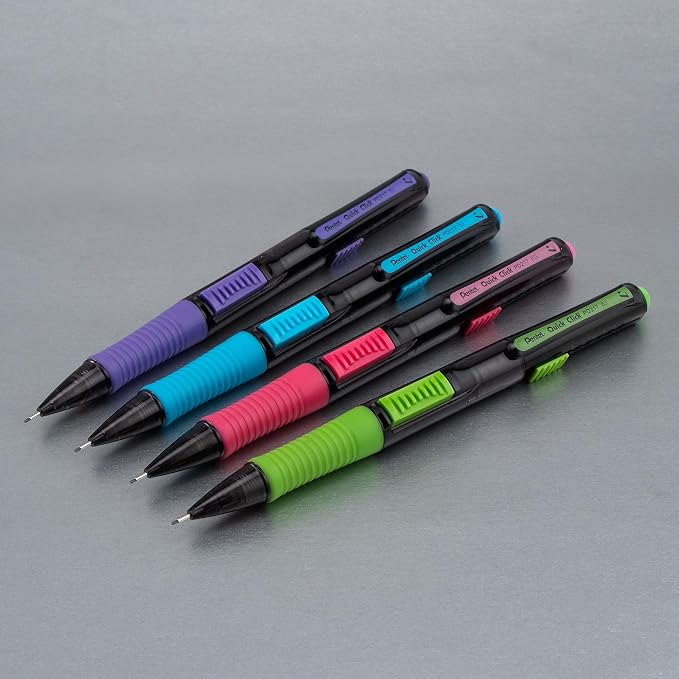 Pentel Quick Click POP Mechanical Pencil, Includes Refill Lead and Erasers - Image 5