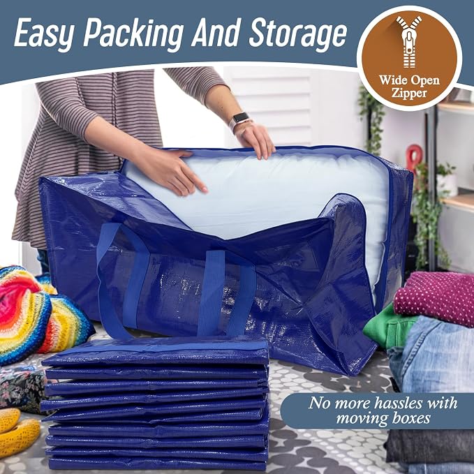 6 Pack Extra Heavy Duty Large Moving Bags - Image 5